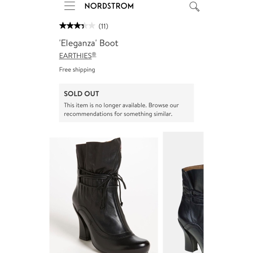 Earthies Eleganza Ankle Boot Genuine Leather View 5